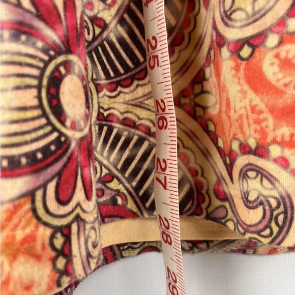 Women’s 22/24 2x Open Knit SS Shirt Top, Catherine’s Boho, Orange Gold, Pretty - Picture 8 of 8